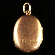 Antique Edwardian Rose Gold Locket Dated Chester 1911