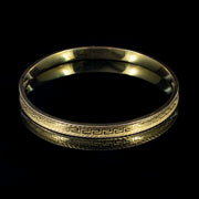 Art Deco Slave Bangle 9Ct Gold Dated 1925