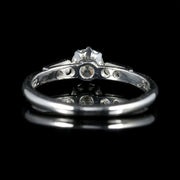 Antique Edwardian Diamond Engagement Ring Solitaire Platinum