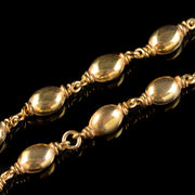 Antique Victorian Necklace Silver 18ct Gold Gilt Circa 1850
