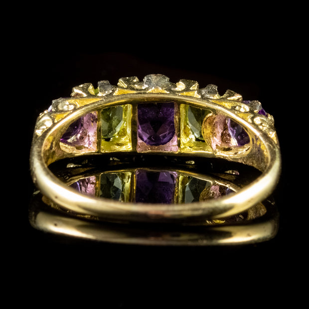 Antique Edwardian Suffragette Ring 18Ct Gold Circa 1910