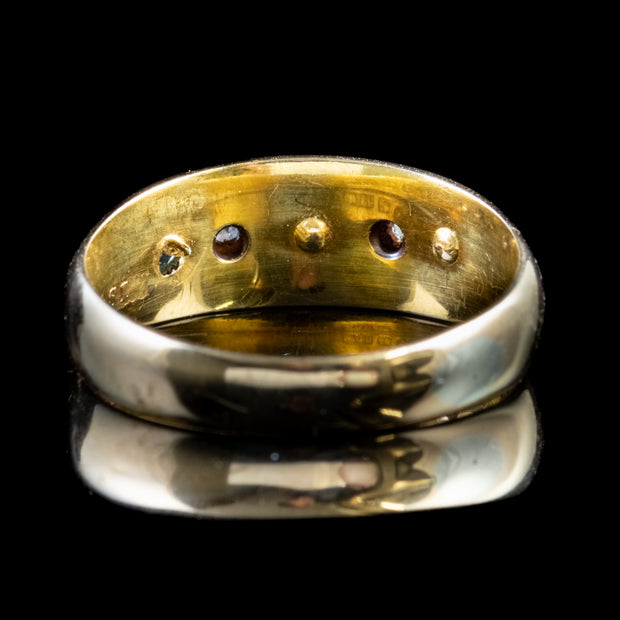Antique Victorian Suffragette Ring 18Ct Yellow Gold Dated 1898