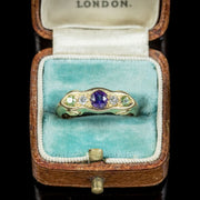 Antique Edwardian Suffragette Ring 18Ct Gold Dated 1907