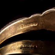 Antique Edwardian Suffragette Ring 9Ct Gold Circa 1910