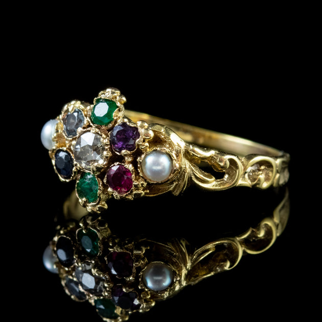 Antique Georgian Dearest Ring 18ct Gold Circa 1830 – Laurelle Antique ...