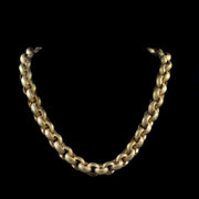 Antique Georgian Flat Cut Garnet Choker Necklace 18Ct Gold Circa 1790