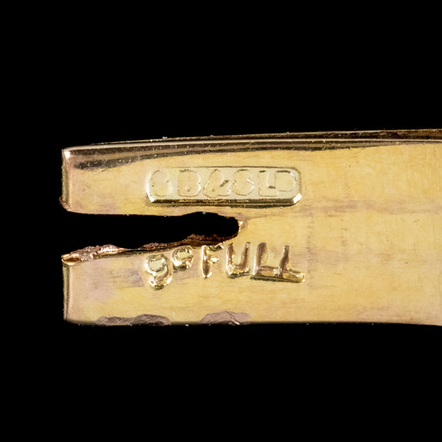 Antique Suffragette Gate Bracelet Peridot Pearl Amethyst 9Ct Gold Circa 1915