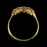 Antique Victorian 0.80Ct Diamond Ring 18Ct Gold Dated Chester 1893