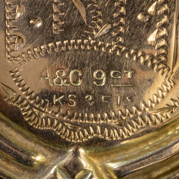 Antique Victorian 9Ct Yellow Gold Locket Circa 1880