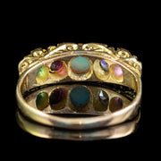 Antique Victorian Adore Gemstone Ring 18Ct Gold Circa 1900