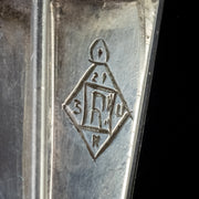 Antique Victorian Agate Shield And Arrow Brooch Circa 1860