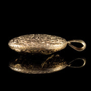 Antique Victorian Buckle Locket 9ct Gold