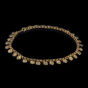 Antique Victorian Collar Necklace 18Ct Gold Silver Circa 1900