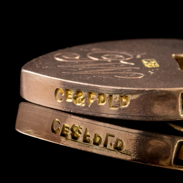 Antique Victorian Curb Bracelet Heart Padlock 9Ct Gold Circa 1900