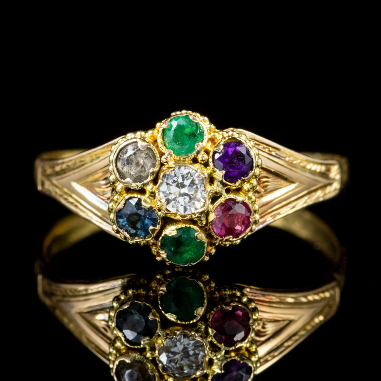 Antique Victorian Dearest Ring 15ct Gold Circa 1860 – Laurelle Antique ...
