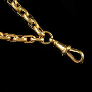 Antique Victorian Guard Chain 18Ct Gold Silver Circa 1880