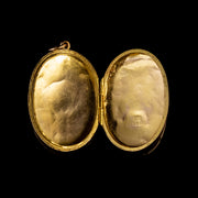 Antique Victorian Locket 9Ct Gold Circa 1890