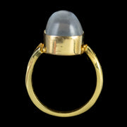 Antique Victorian Moonstone Ring 18Ct Gold 6Ct Moonstone Circa 1880