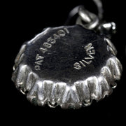 Antique Victorian Silver Paste Earrings