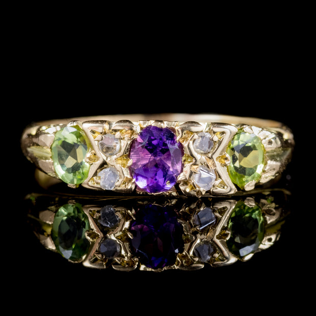 Antique Victorian Suffragette Ring 18Ct Gold Circa 1903