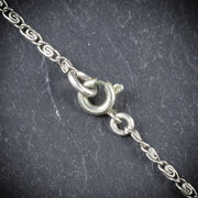 Antique Victorian Amethyst Necklace Silver Circa 1900