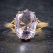Antique Victorian Purple Spinel Ring 18Ct Gold 5Ct Spinel Circa 1900