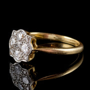 Antique Edwardian Diamond Cluster Ring 0.50ct Of Diamond