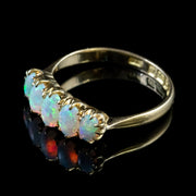 Art Deco Opal Ring 18Ct Gold Dated 1921