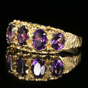 Victorian Style Amethyst Ring 2.5ct Of Amethyst