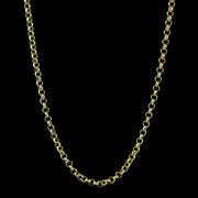 Antique Edwardian 18ct Gold Chain Necklace Circa 1910 front