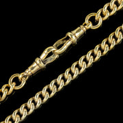 Antique Edwardian Albert Chain With French Coin Medallion Silver 18ct Gold Gilt Dated 1919