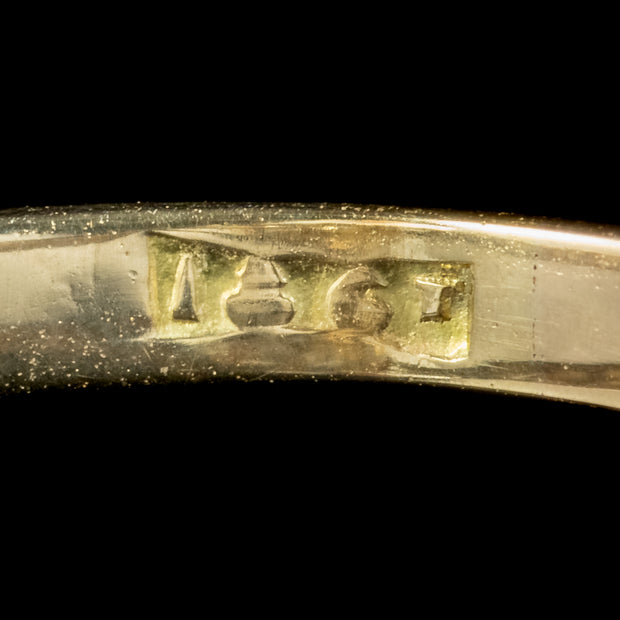 Antique Edwardian Diamond Daisy Cluster Ring 1ct Diamond Circa 1905