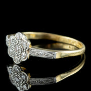 Antique Edwardian Diamond Daisy Cluster Ring 