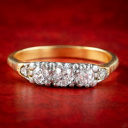 Antique Edwardian Diamond Five Stone Ring 0.56ct Total