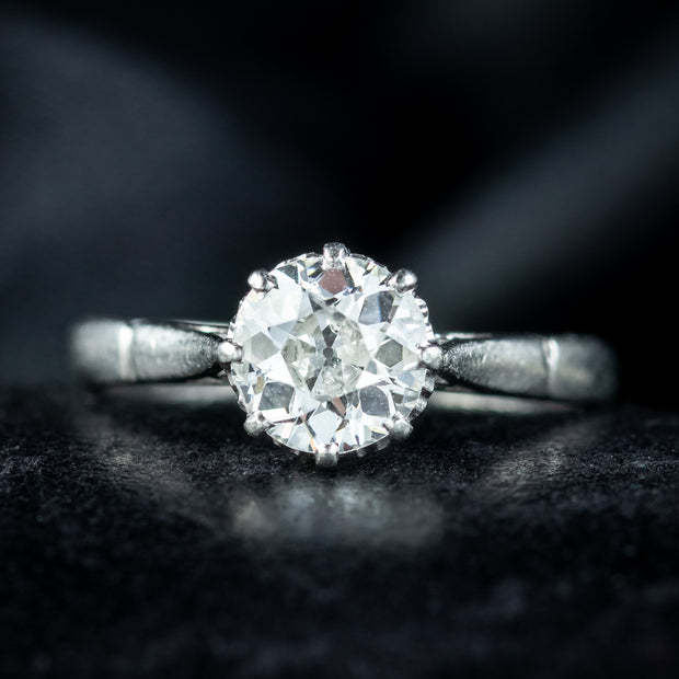 Antique Edwardian Diamond Daisy Cluster Ring 1ct Diamond Circa 1905 –  Laurelle Antique Jewellery