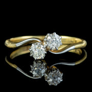 Antique Edwardian Diamond Toi Et Moi Ring 0.40ct Of Diamond