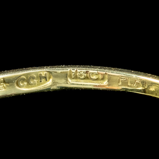 Antique Edwardian Diamond Trilogy Ring 0.65ct Of Diamond