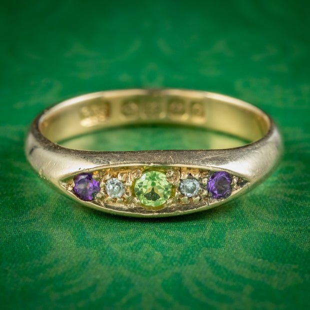 Antique Edwardian Suffragette Ring Dated 1913