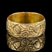 Antique Edwardian Wedding Band Ring Dated 1901