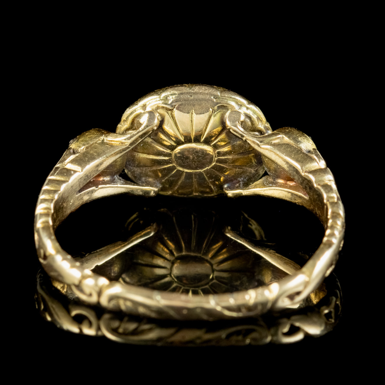 Antique Georgian Diamond Trilogy Ring 1.80ct Rose Cut Circa 1780 ...