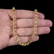 Antique Georgian Long Chain Pinchbeck 18ct Gold
