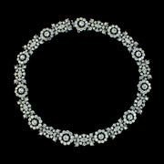 Antique Georgian Silver Paste Collar Necklace