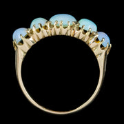 Antique Victorian Natural Opal Ring 5ct Of Opal Circa 1880