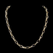 Antique Victorian 9ct Gold Cable Chain Necklace  