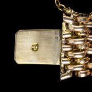 Antique Victorian 9ct Gold Gate Bracelet 