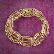 Antique Victorian 9ct Gold Gate Bracelet 