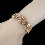 Antique Victorian 9ct Gold Gate Bracelet 