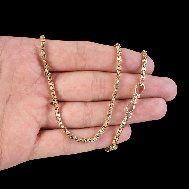 Antique Victorian 9ct Gold Guard Chain 