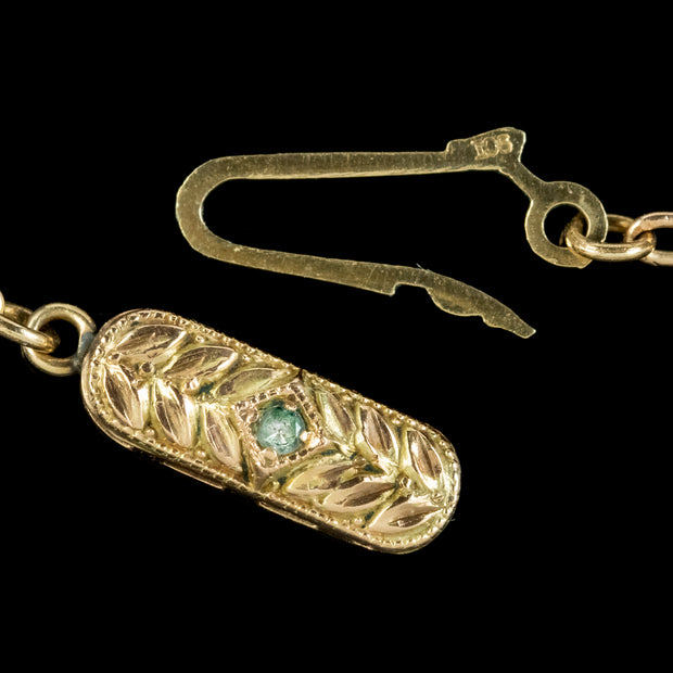 Antique Victorian Chain 9ct Gold Circa 1900 clasp