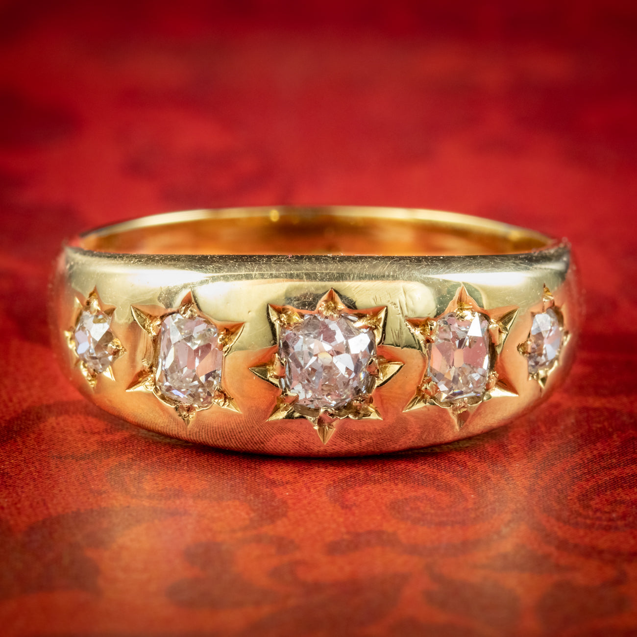 Antique Victorian Diamond Band Ring 1ct Of Diamond Circa 1890 ...